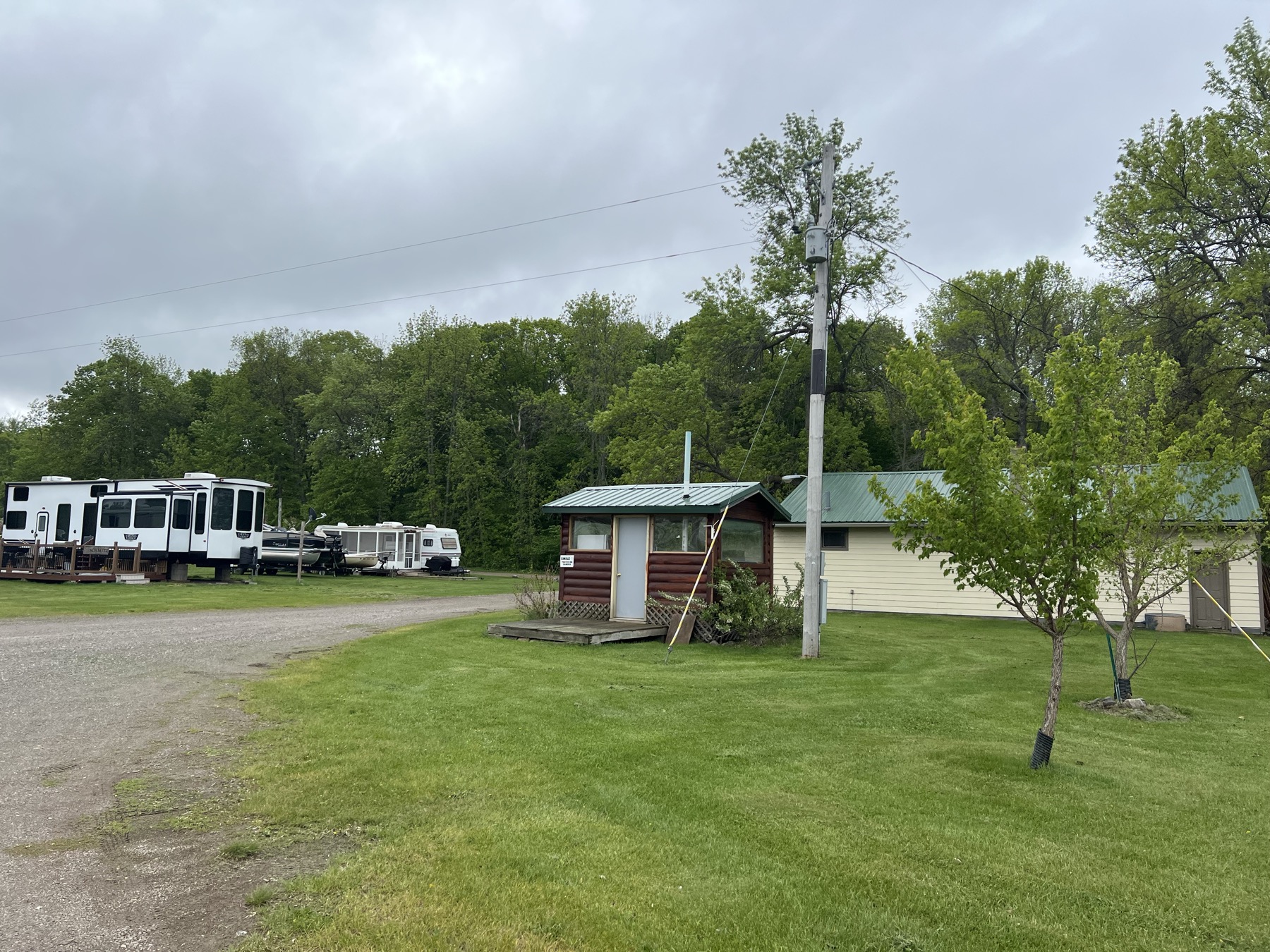 Wilderness Beach Resort resort grounds and RV area view 2