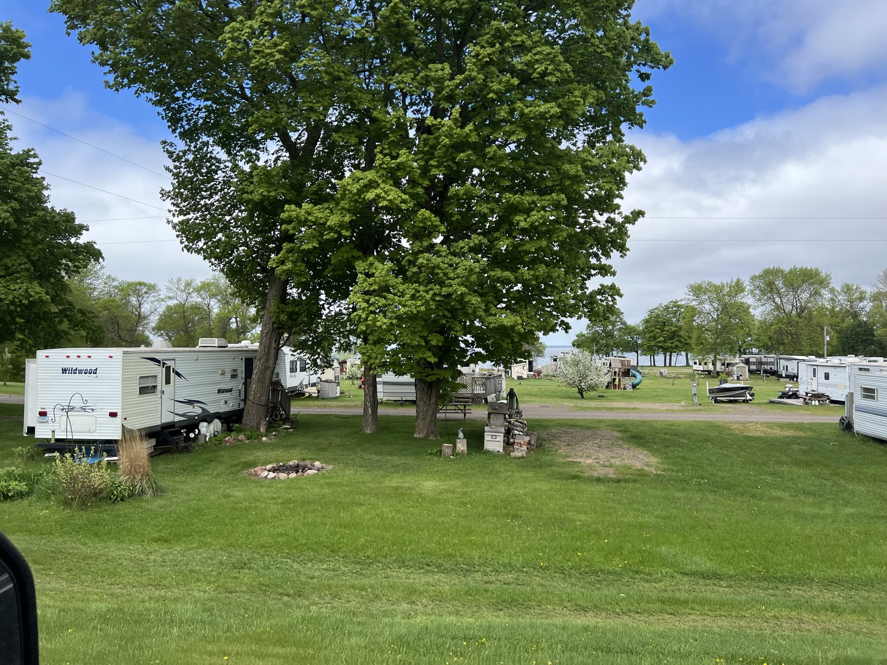 Wilderness Beach Resort resort grounds and RV area view 10