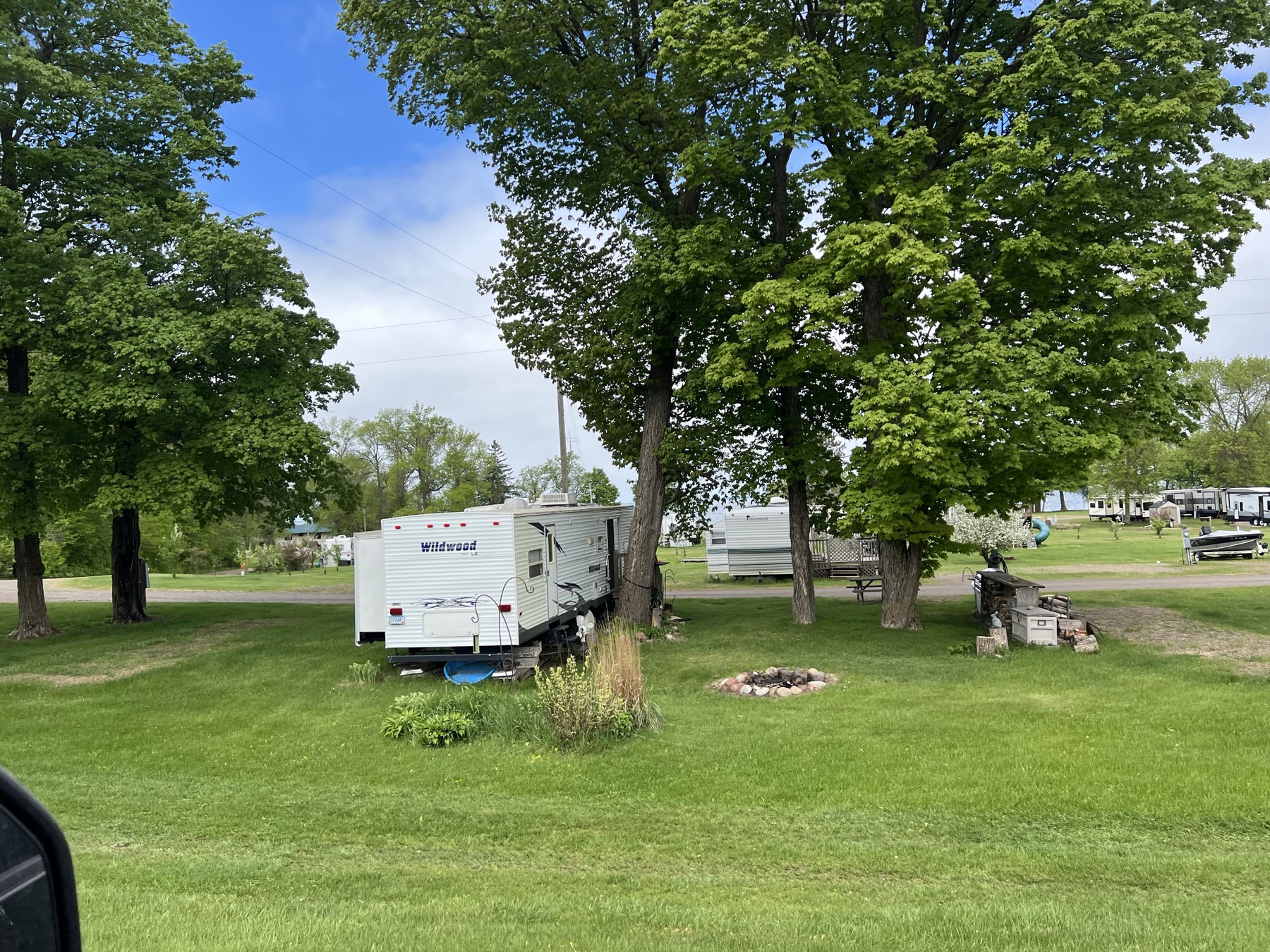 Wilderness Beach Resort resort grounds and RV area view 11